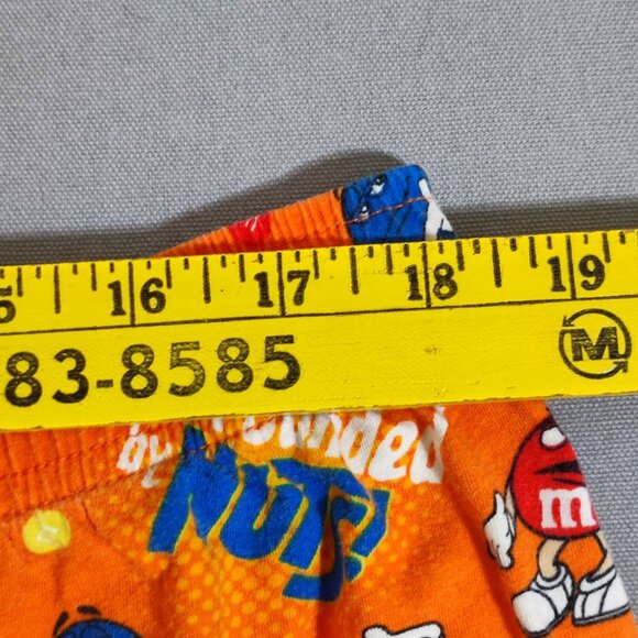 M&M's Surrounded by Nuts pyjama pants men's size XL orange with graphic design - Picture 10 of 13